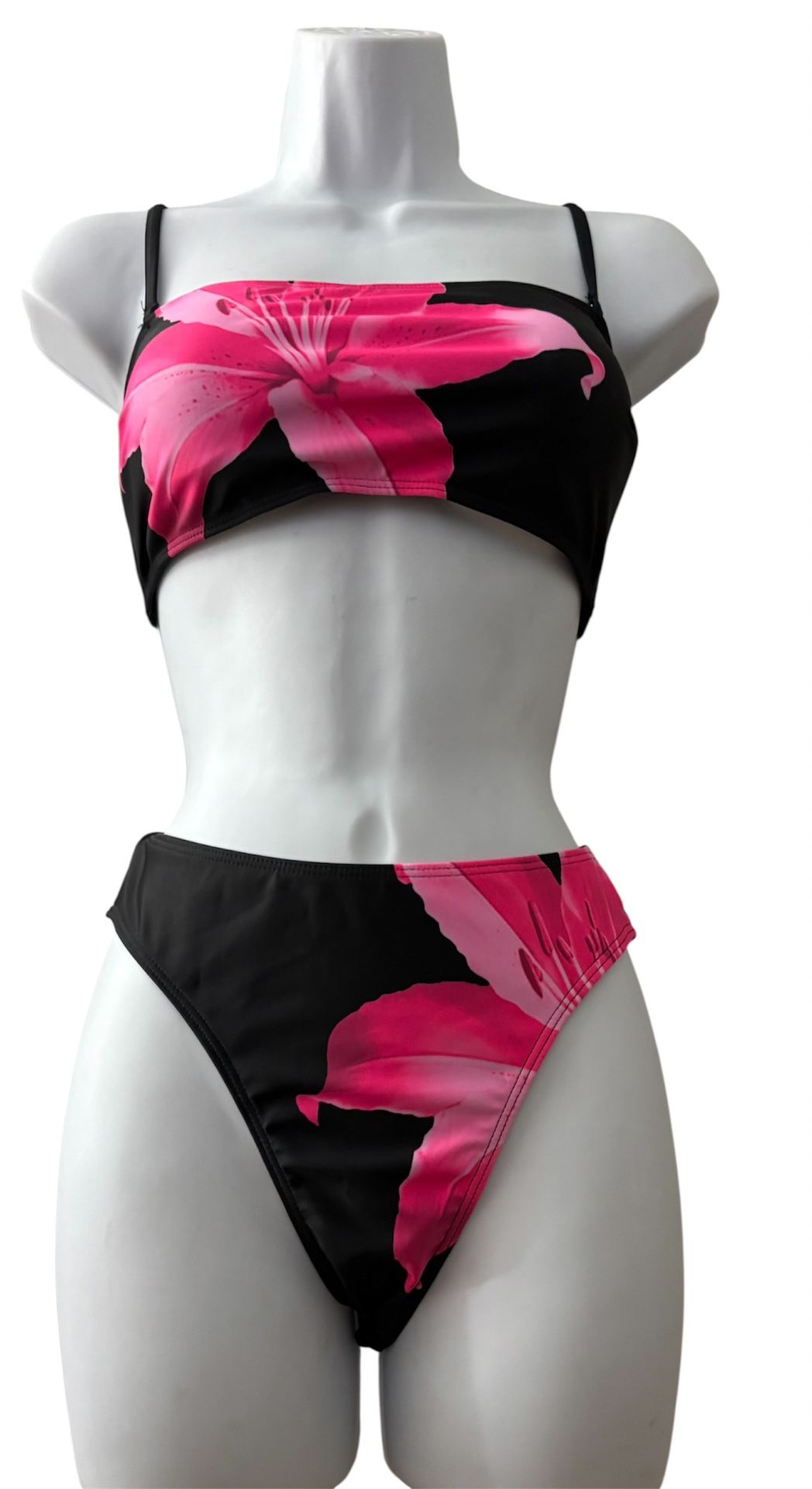 ZAFUL High Cut Bandeau Bikini Women’s Small NWT