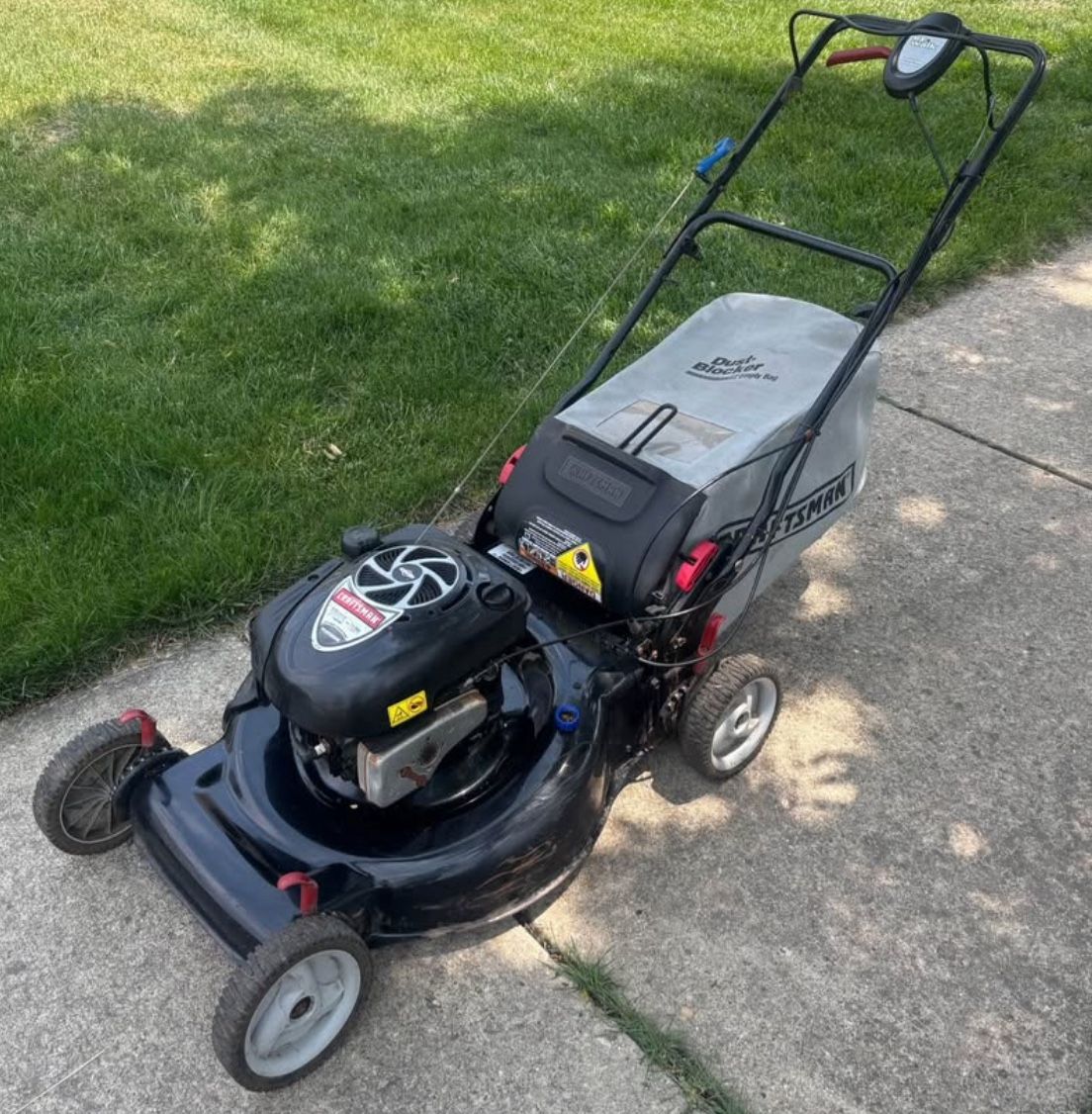 Craftsman Self Propelled Lawn Mower with Bag