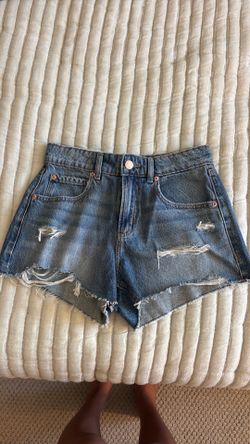 Garage High Rise Denim Shorts