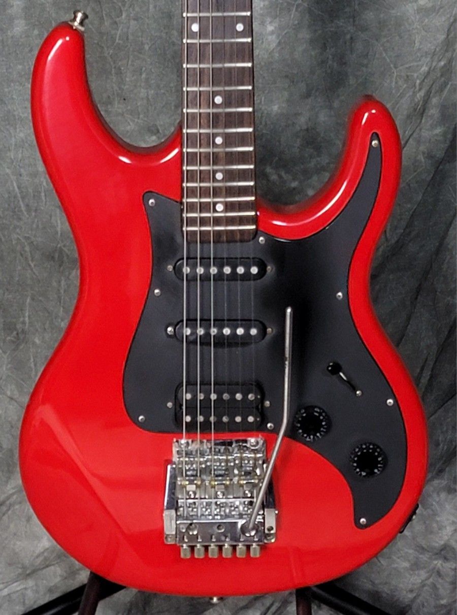 KILLER 1988 Washburn G2-V Guitar w/Wonderbar and RARE Tweed OHSC! Ferrari Red!!