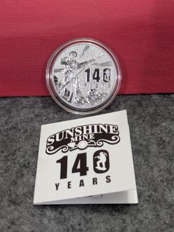 140 Year Anniversary Sunshine Mine Silver Round