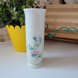 Vintage Takahashi Cho-Cho of San Francisco Ceramic Vase Flowers & Butterflies
