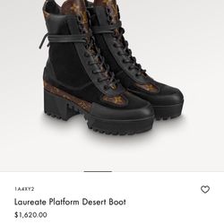 Louis Vuitton combat boots size #38