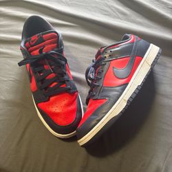 Size M 12 - Nike Dunk Low Retro - University Red/White/Obsidian