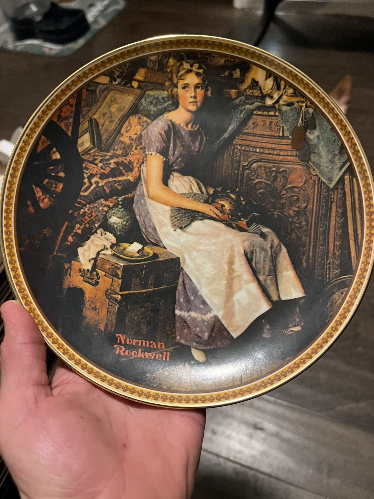 Norman Rockwell Rockwells Rediscovered Women Plate 