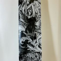 Kat Von D x Bam Margera Element Limited Edition skateboard