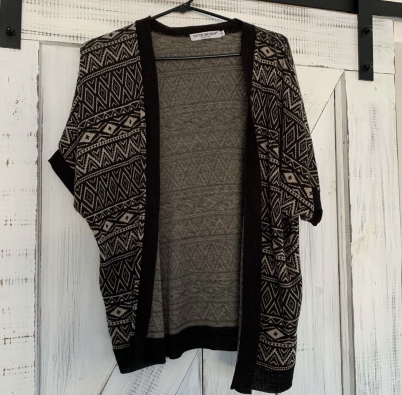 Geometric Cardigan