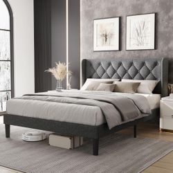 Platform bed new in box. Deliver and mattress optional. Hablo espanol.