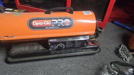 dyna glo pro 80,000 btu's portable koresene heater 