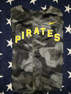 Pirates Nike MLB Camo Jersey Size Large