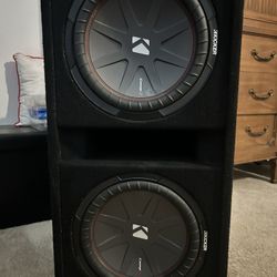 Kicker Speaker Box W/ Amp