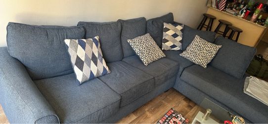 Large L shaped sofa