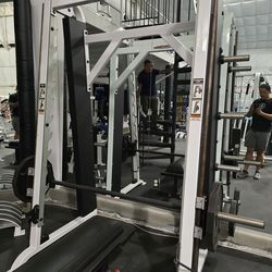 Life fitness pro 1 commercial grade smith machine gym equipment exercise weight plate loaded