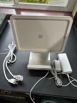 Square POS Stand with Power Adapter and Cable