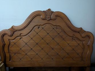 Bed frame and headboard full