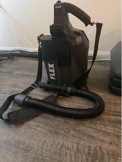 FLEX 24V Brushless 1.6 Gallon Wet/Dry Tool Only Vacuum Cleaner, Grey