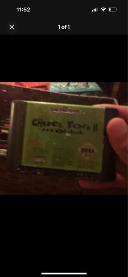 SEGA Chuck Rock II: Son of Chuck (Sega Genesis) Chuck Rock Series Cartridge