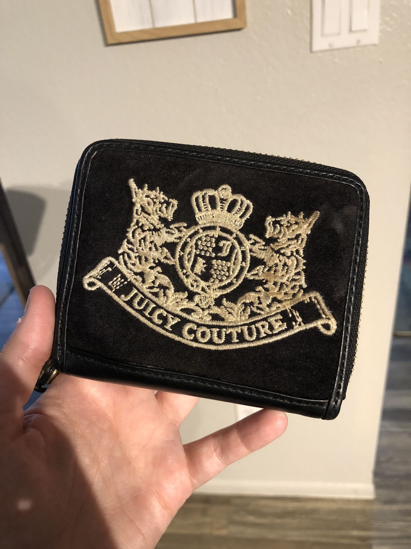 Juicy Couture Small Black Wallet
