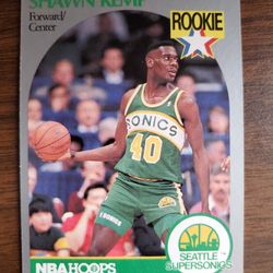 Shawn Kemp NBA Hoops Rookie Card