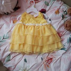 Yellow Formal Dress Infant Dress