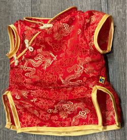 Build A Bear Chinese Qipao Cheongsam Dress