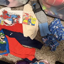 Big Bag Of Boy Clothes Size 5t