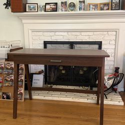 Paulo writing desk minimalist wood walnut