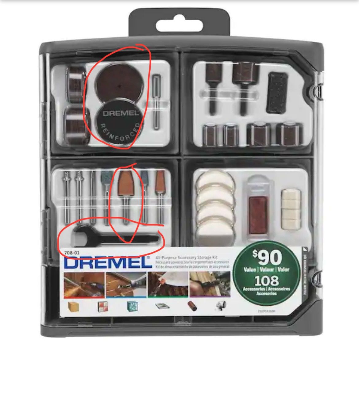 Dremel Rotary Tool All-Purpose Accessory Kit