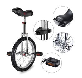 18 inch Unicycle Wheel with Chrome Frame Color - Outdoor Sports