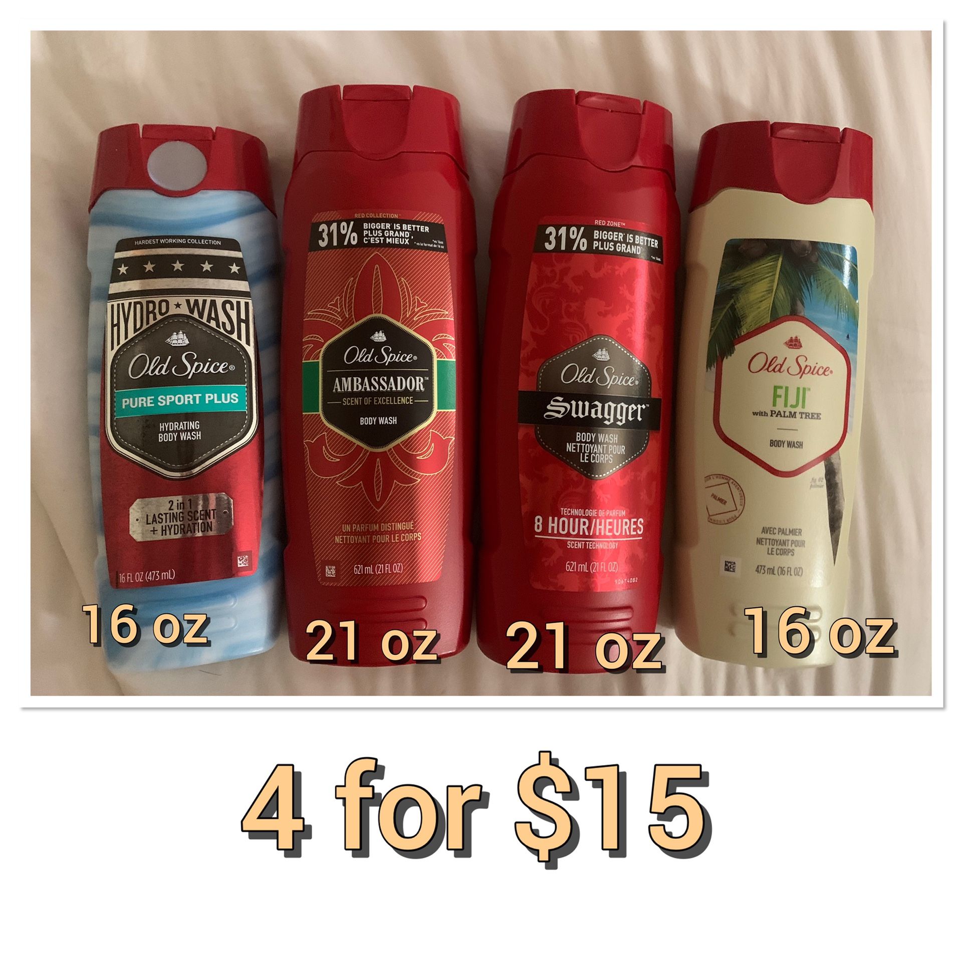 Old spice body wash bundle