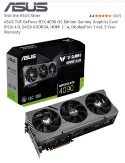 Asus TUF RTX 4090 OC Edition 24GB VRAM