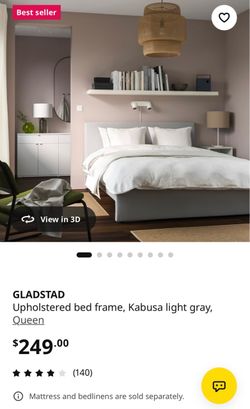 Ikea GLADSTAD Full Bed Package