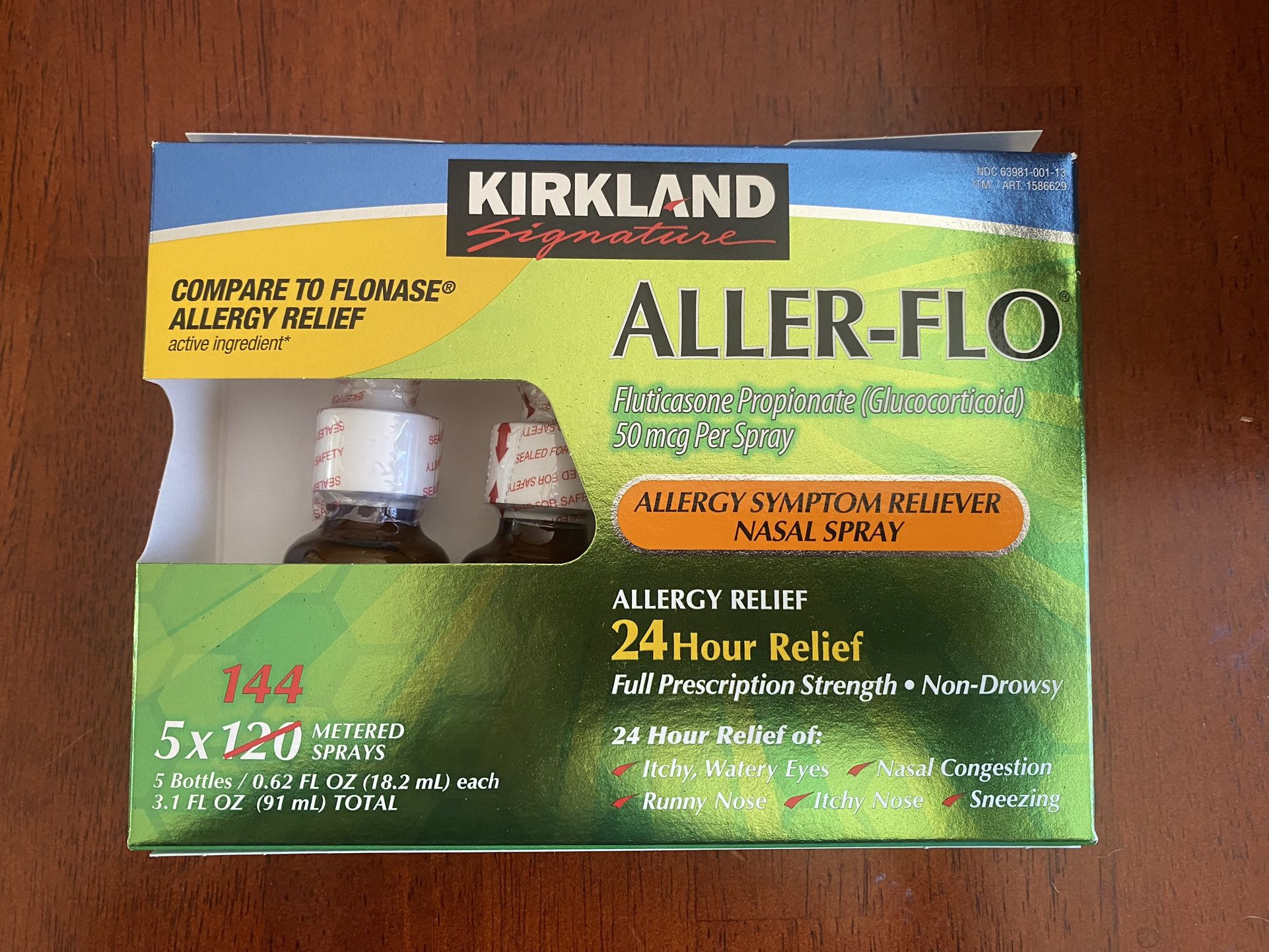 Kirkland Aller-Flo Two 0.62 FL Oz (Compare To Flonase Allergy Relief)