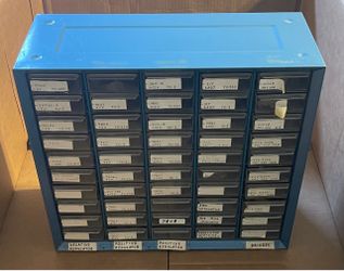 Steel 16x6x15 50 drawer parts cabinet
