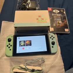 Nintendo Switch Animal Crossing Edition With Docking Station And Game