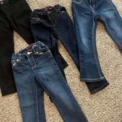 4t Toddler Girl Jeans Bundle 