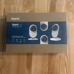 New In box: Indoor security Camera 4 Pack
