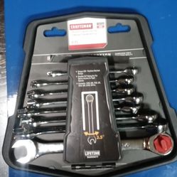 Craftsman Set Wrench With Ratchet Standard 