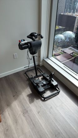 Turtle Beach VelocityOne Flight Simulator Setup w/ Rudder Pedals & Stand