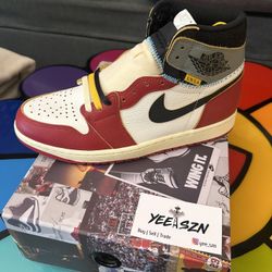 Nike Jordan 1 Union Size 10.5 Chicago Shadow 