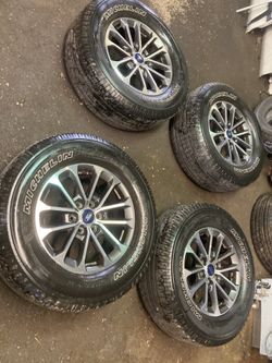 275-65-18. White Letter Tires. For 2019 Ford F150