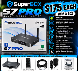 📦 **SUPERBOX S7 PRO — $175 EACH!**