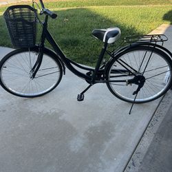 Queroig Adults 26" Cruiser Bikes with Basket