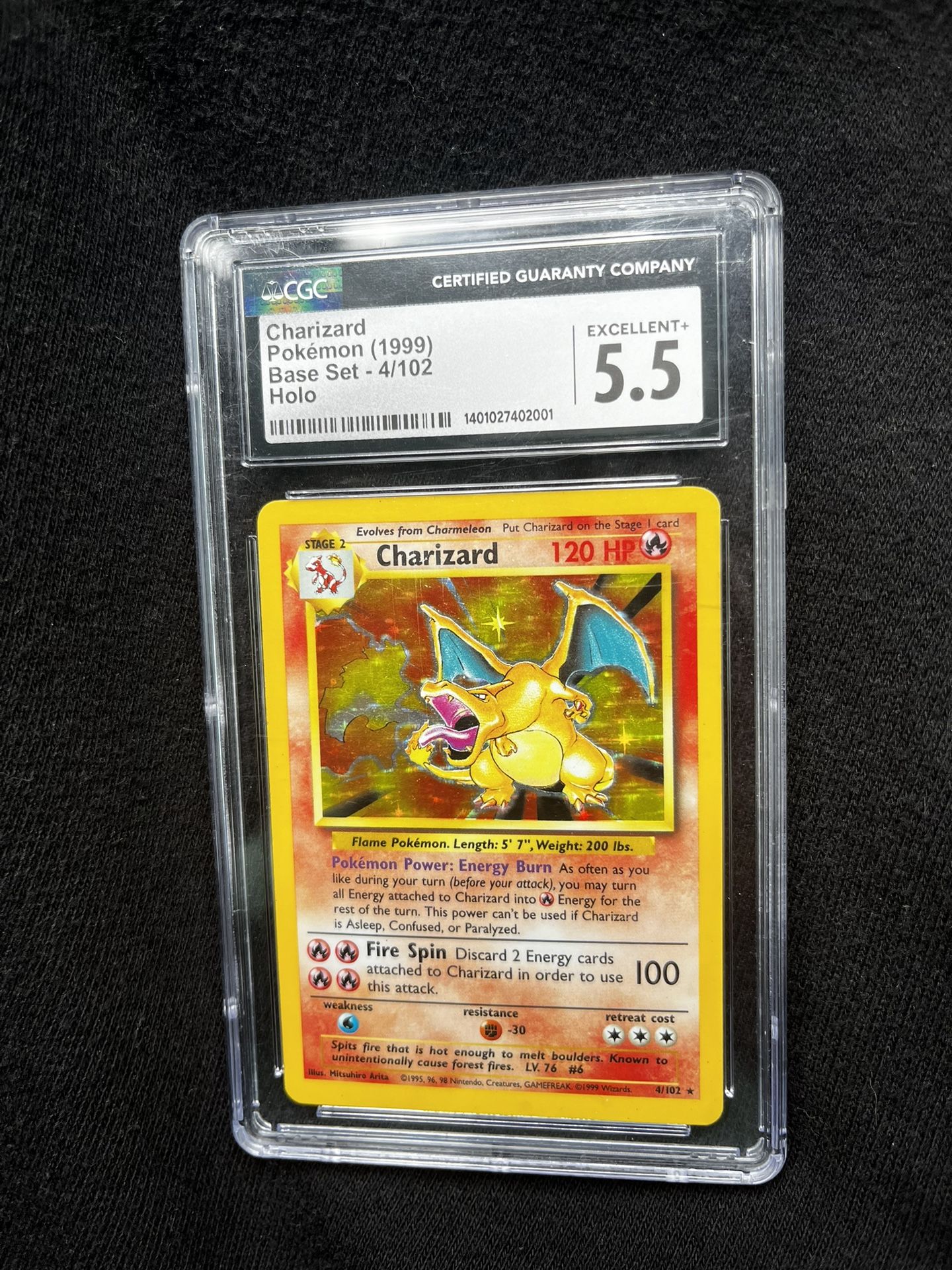 1999 Base Set Charizard Pokémon Card