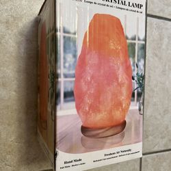 New PSM Natural Himalayan Pink Salt Lamp Crystal Rock