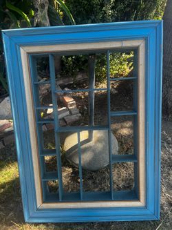 Vintage Wooden Shadow Box Display Shelf