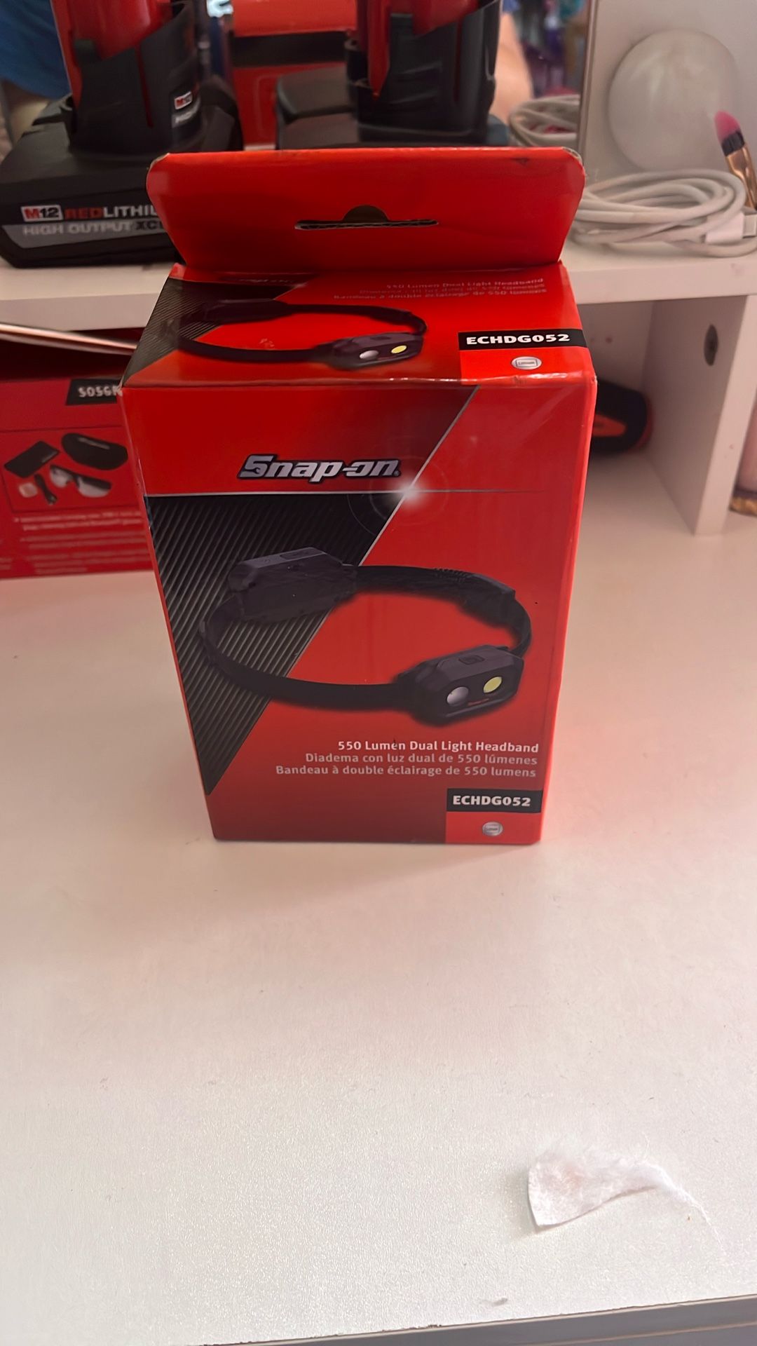 Snap On 550 Lumen Dual Light Headlamp