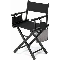 Canvas And Wood Director, Make Up, Barbers Chair