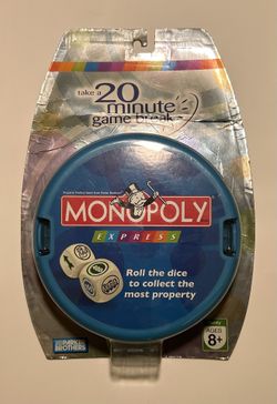 Monopoly Express - Fast Dice Game (New, Sealed)