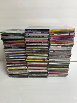 Lot of 90 Compact Discs (CDs) Rock, Country, Rap, Pop